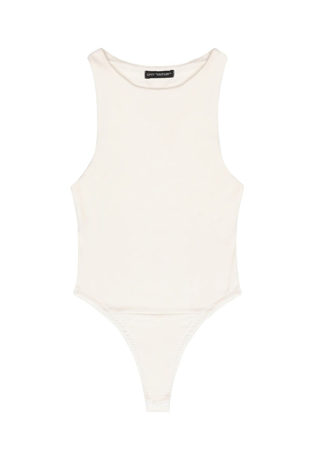 Halter Neck Bodysuit Ecru