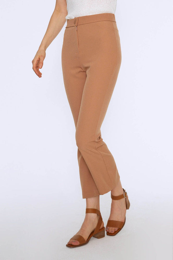 İspanyol Paça Pantolon Camel