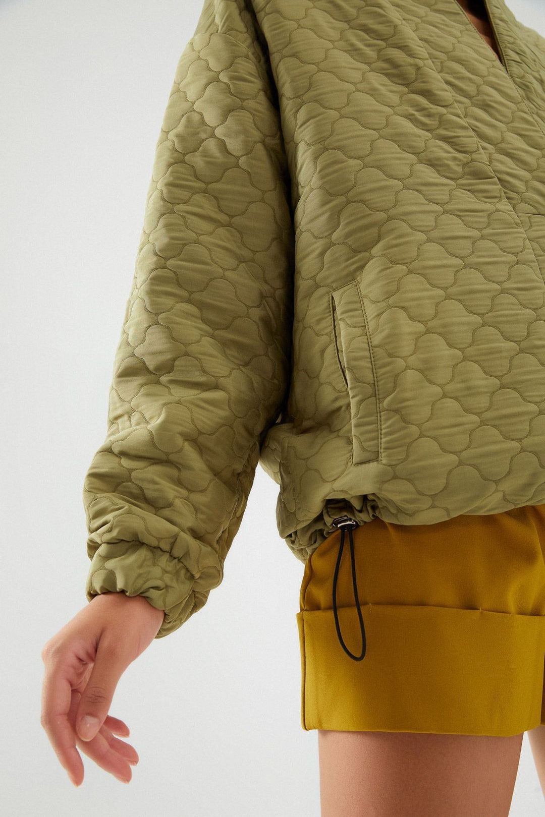 Quilted Jacket Khaki