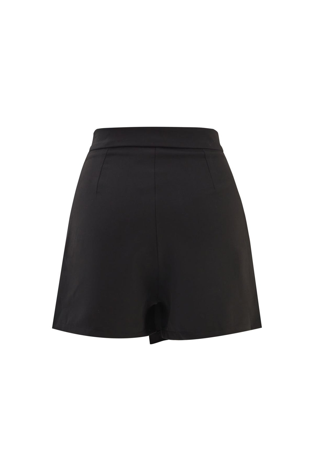 Slit Detailed Short Skirt Black