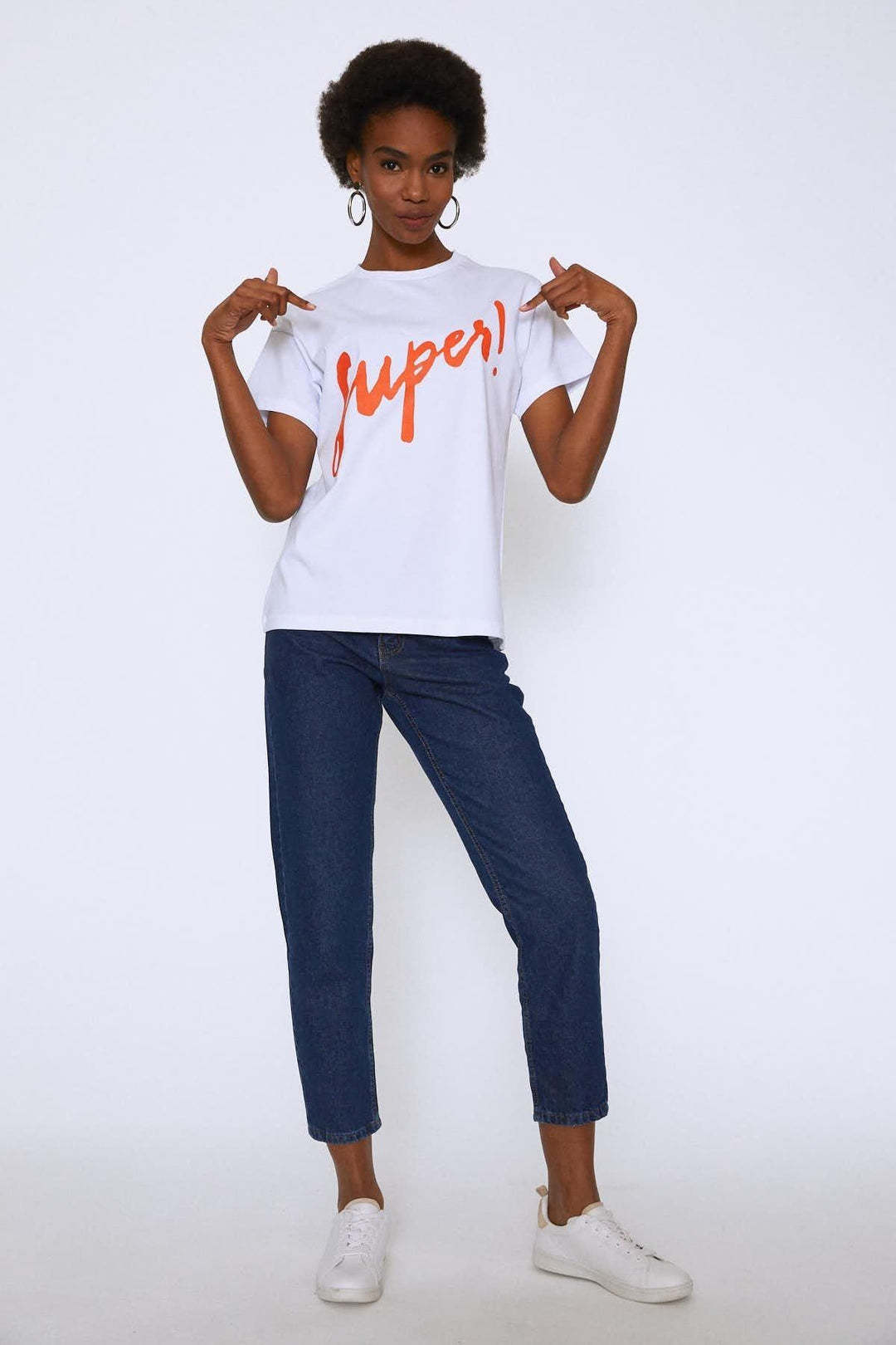 Baskılı Tişört Oranj