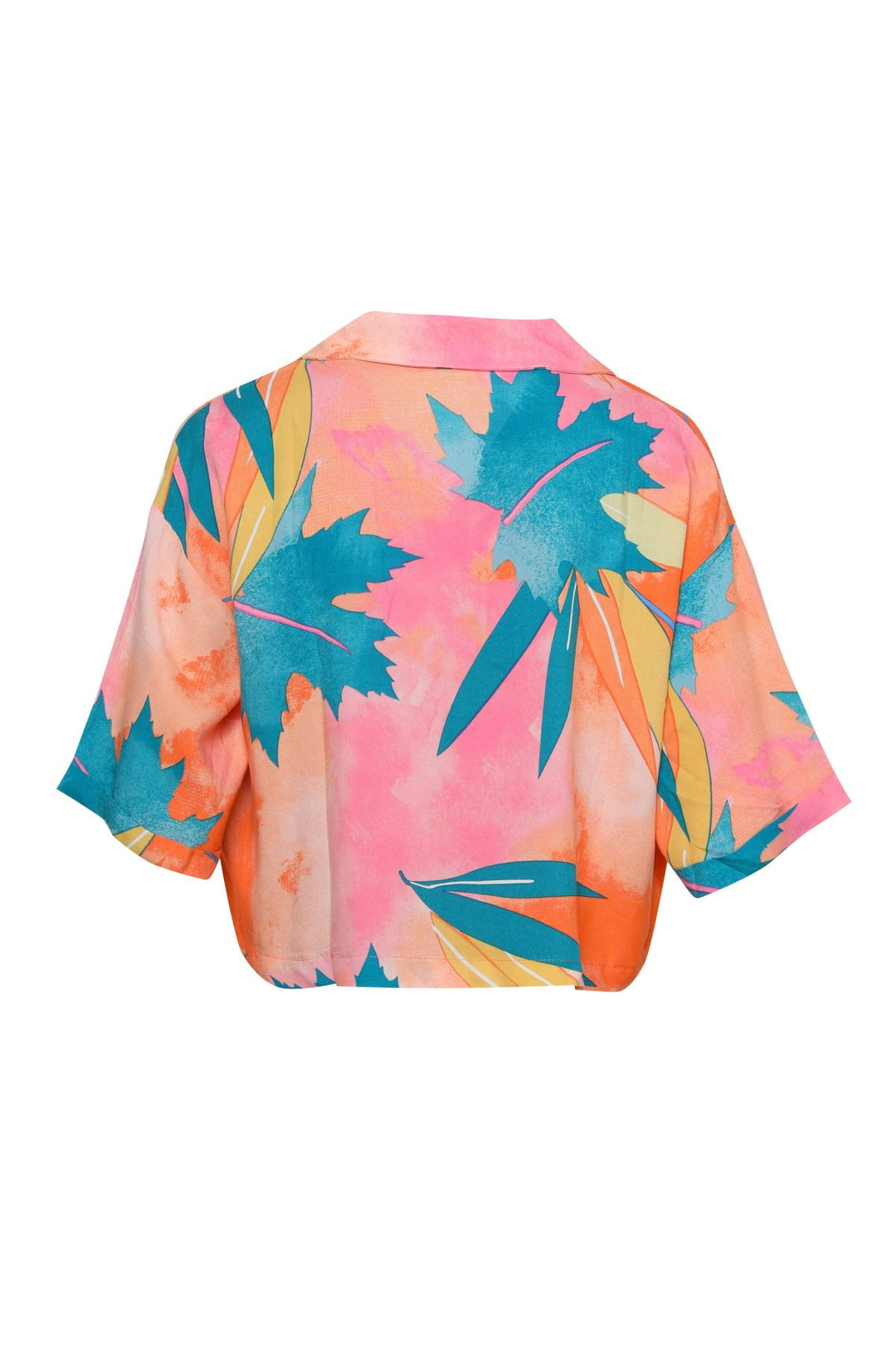 Patterned Bandana Shirt Orange