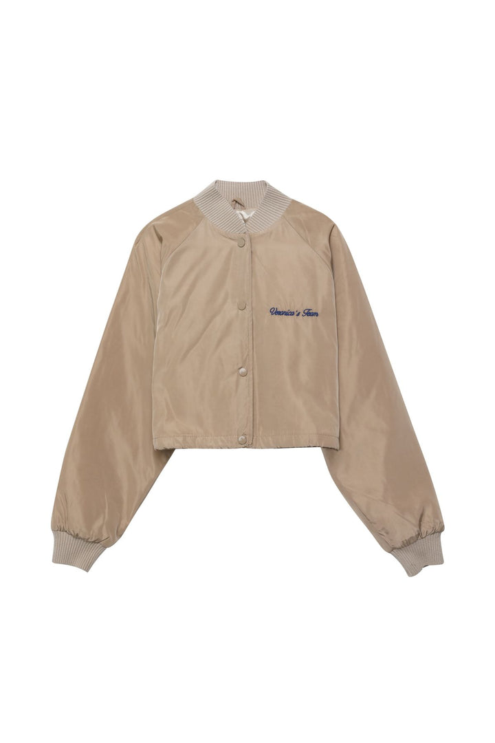 Bomber Jacket Beige