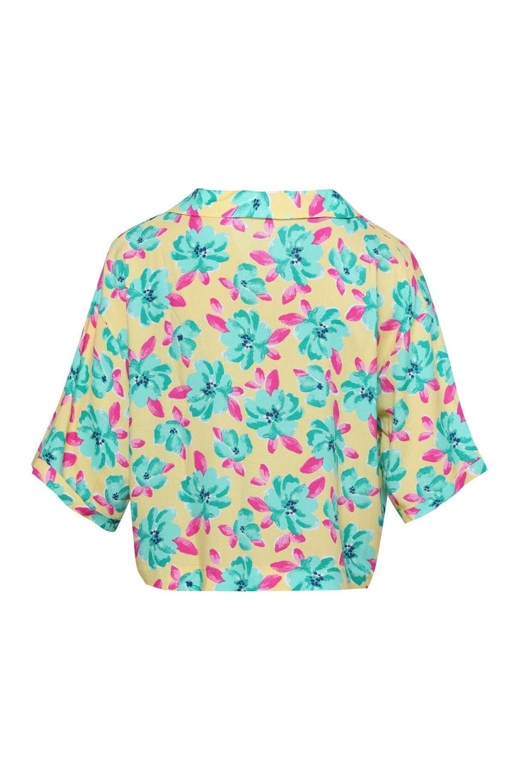 Floral Bandana Shirt Yellow