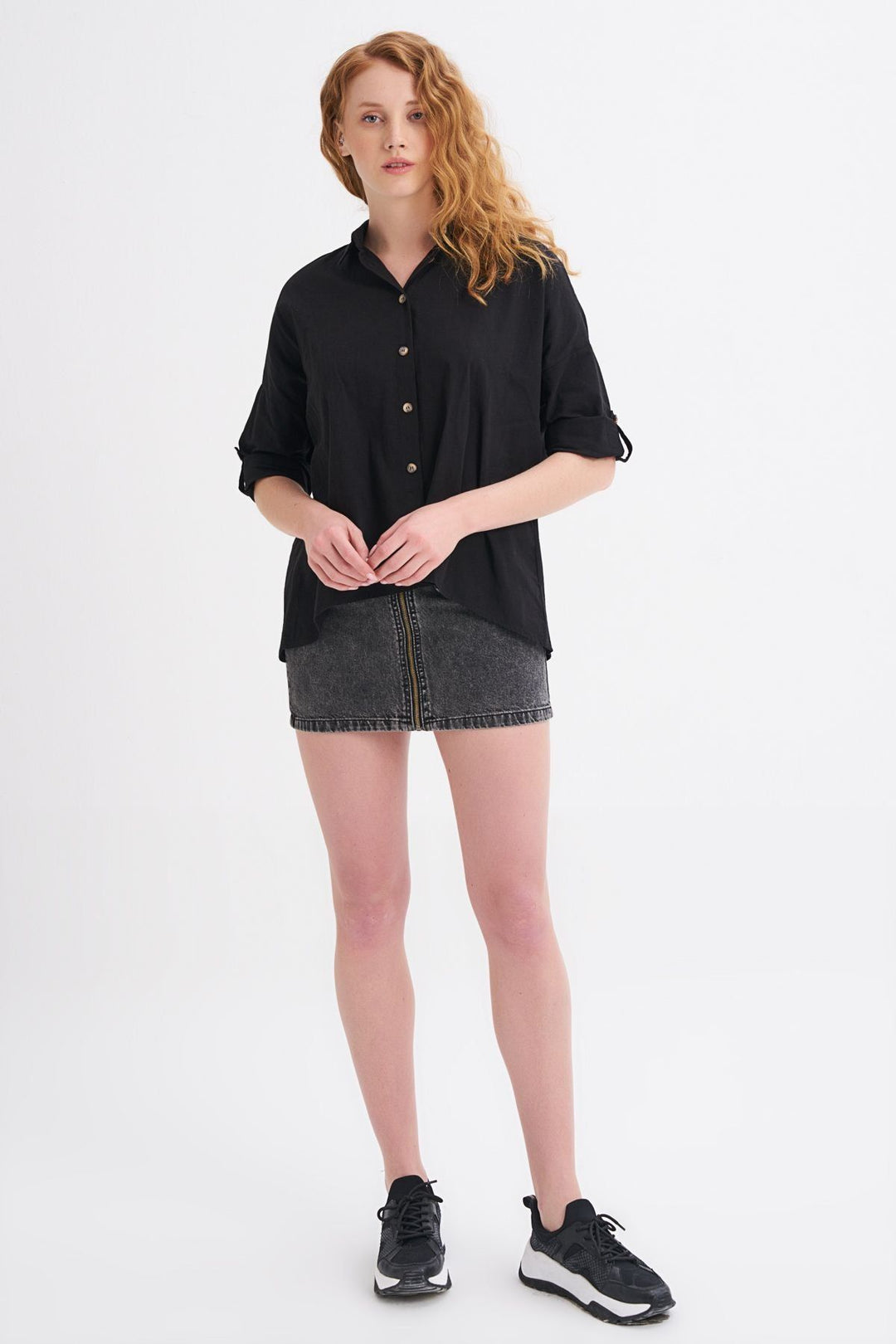 Trojan Sleeve Shirt Black