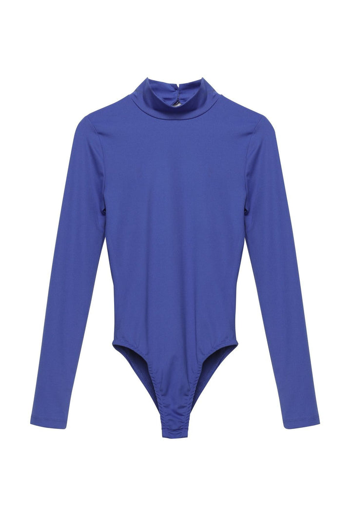 Turtleneck Bodysuit Dark Blue