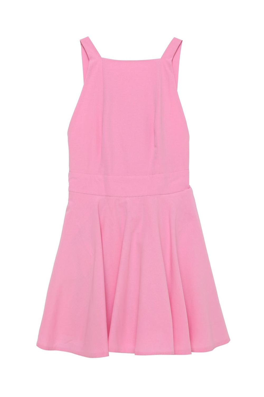 Low Back Pocket Mini Dress Pink