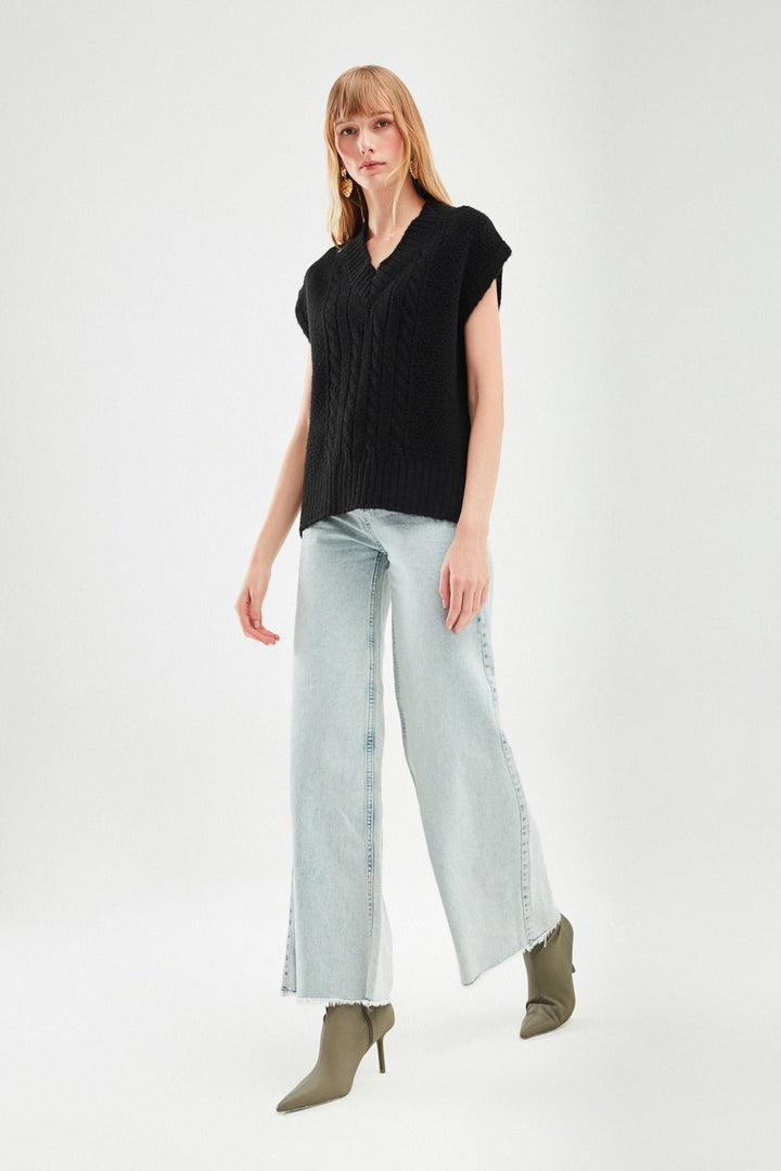 Süveter Kazak Siyah