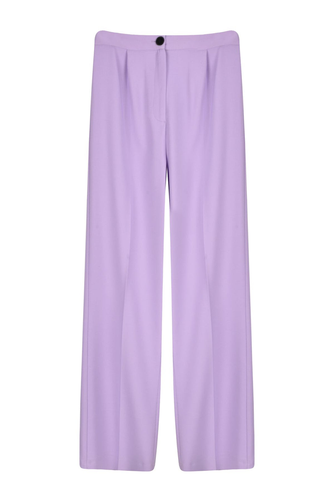 Pile Detaylı Palazzo Pantolon Lila