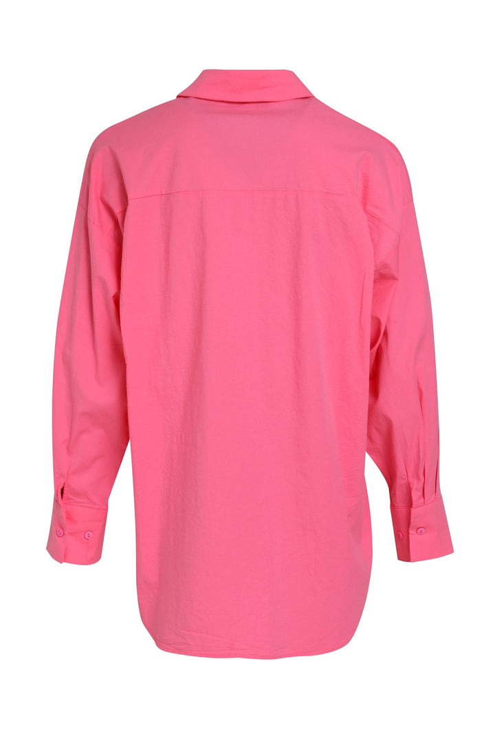 Oversize Basic Shirt Candy Pink