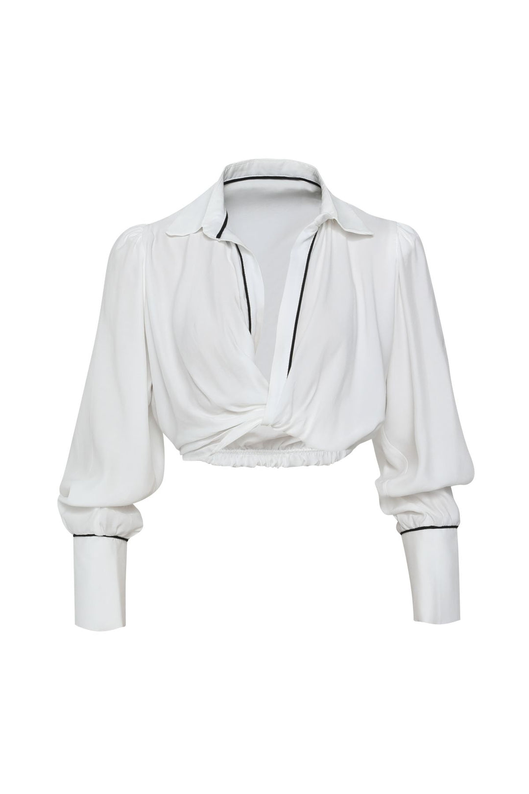 Double Breasted Blouse White