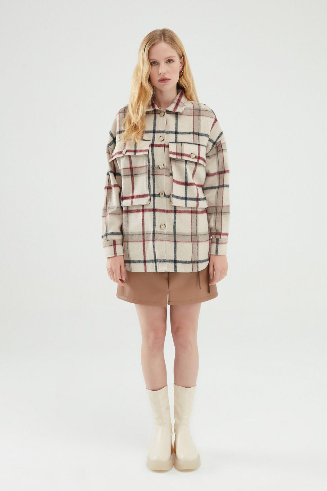 Büyük Cepli Gömlek Taş