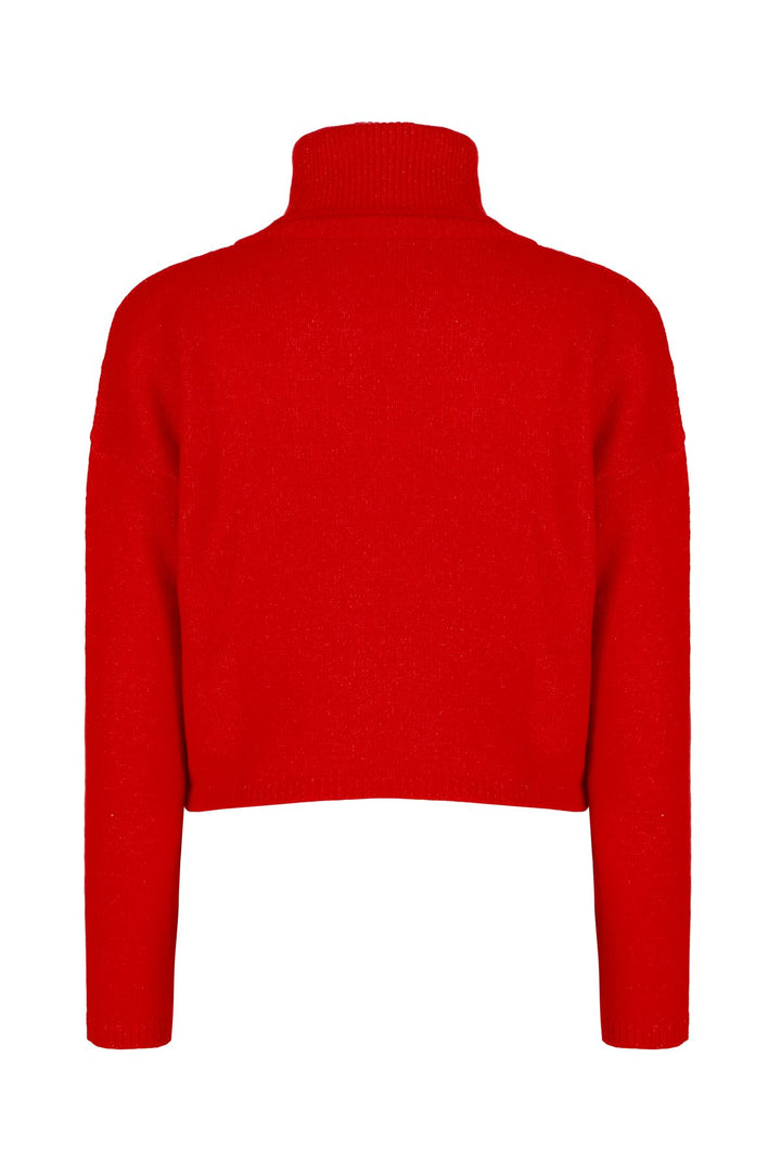 Turtleneck Sweater Pomegranate
