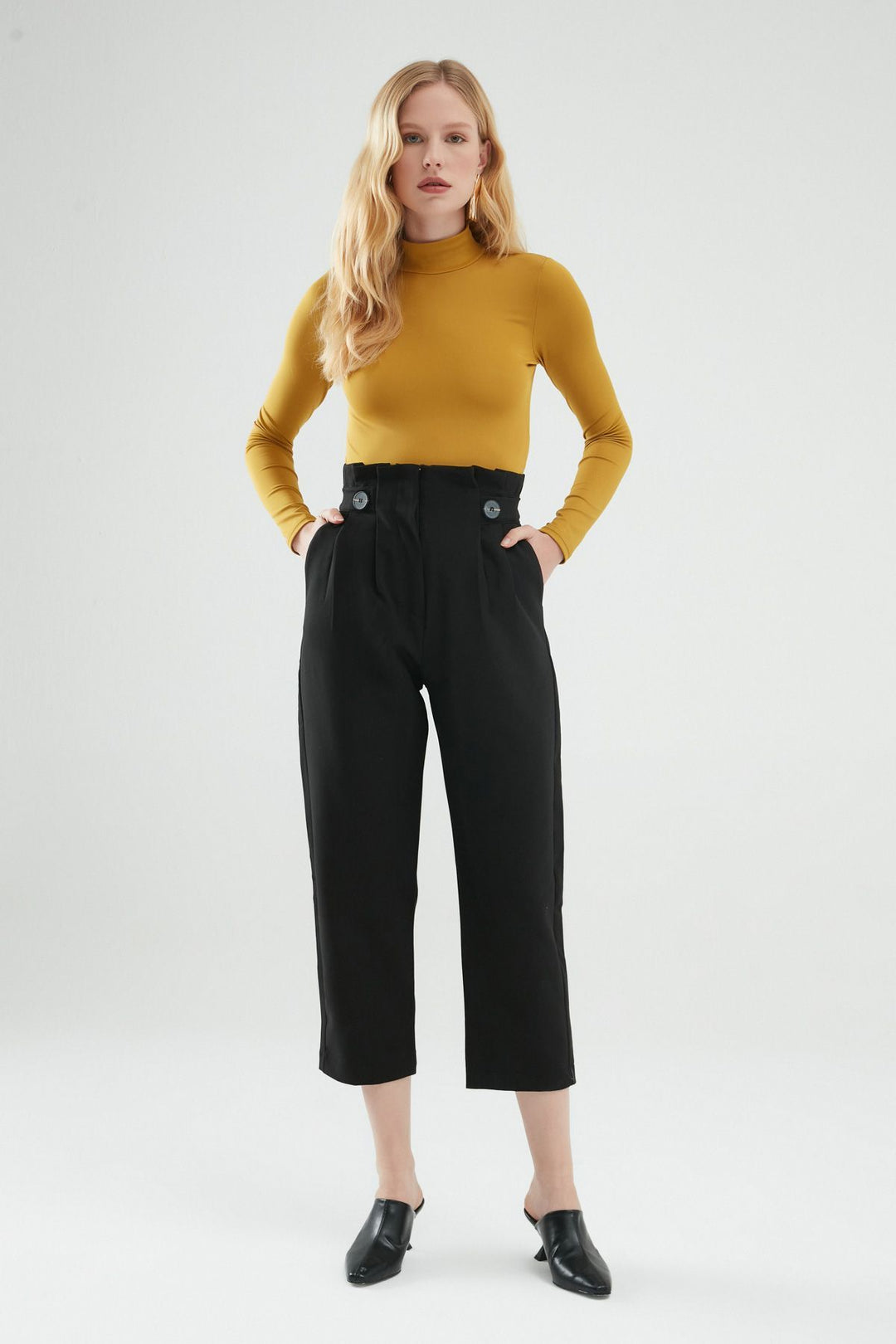 Turtleneck Bodysuit Olive