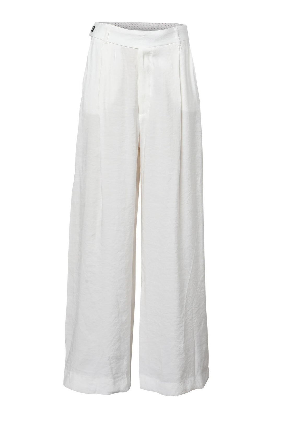 High Waist Palazzo Pants White
