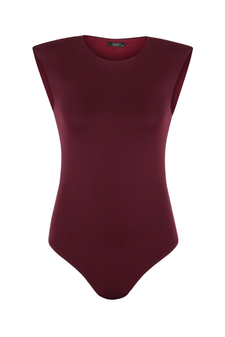 Waistcoat Bodysuit Claret Red