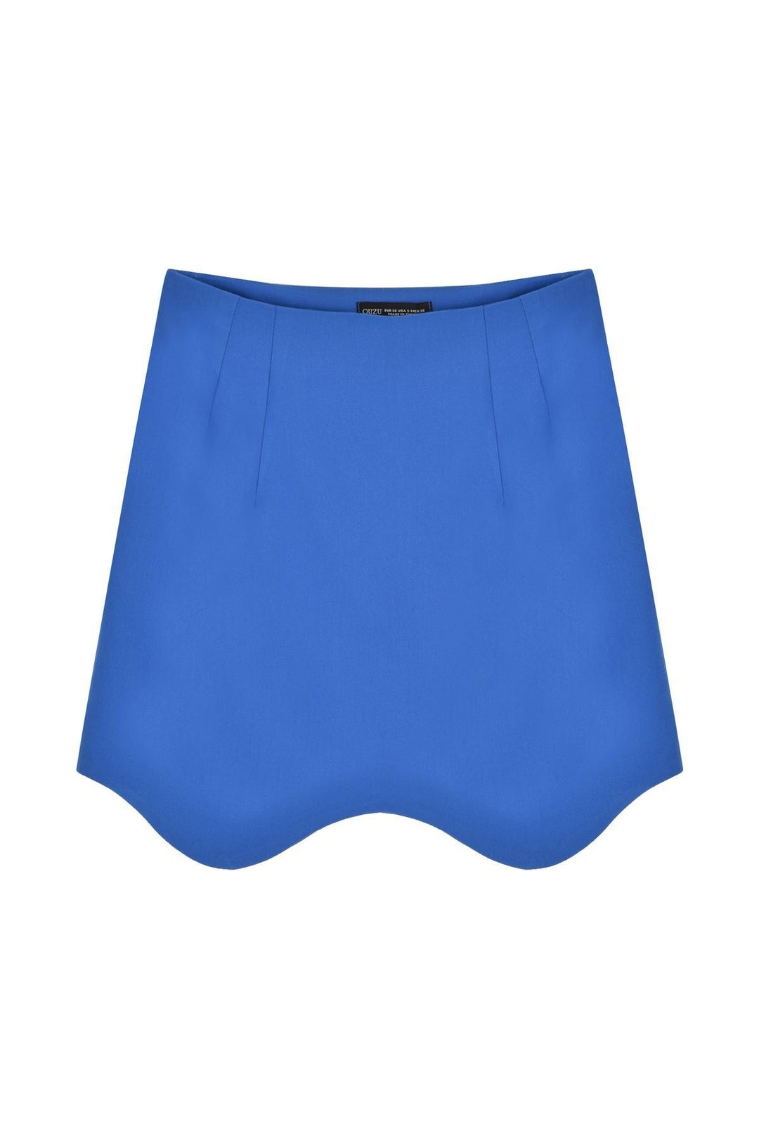 Asymmetric Mini Skirt Sax