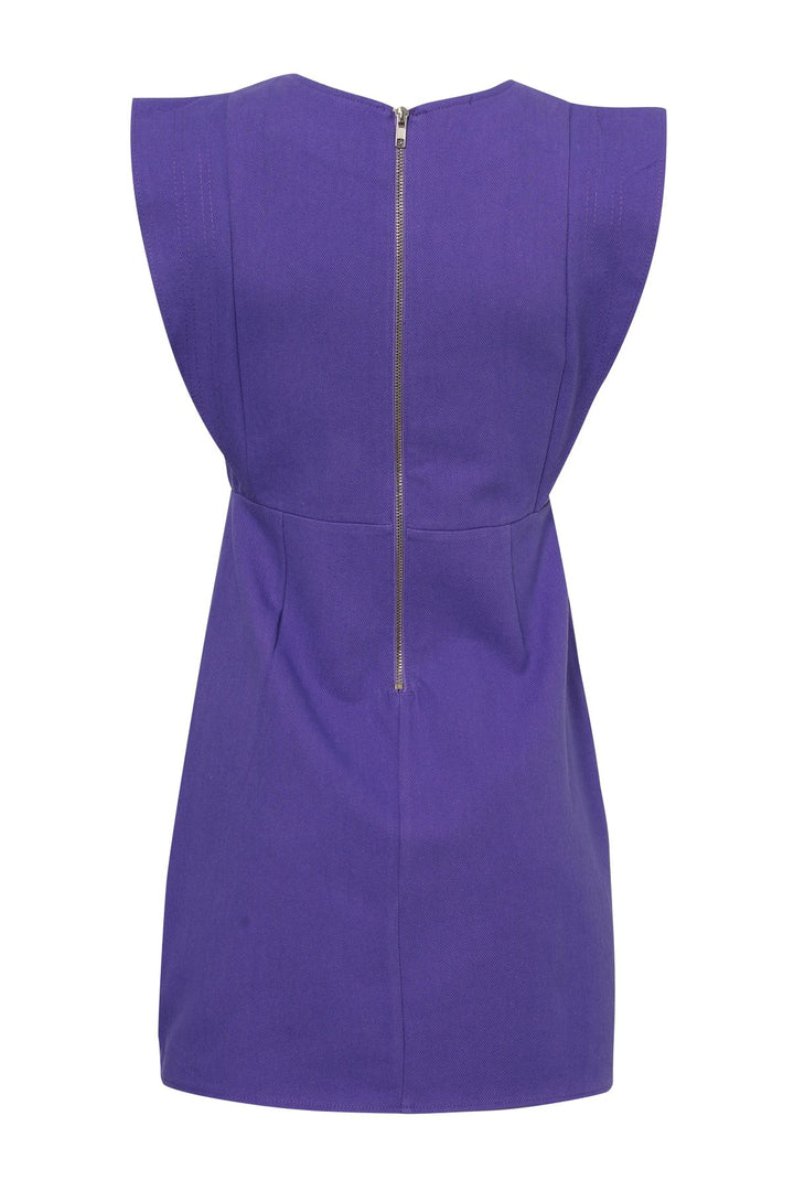 Flywheel Gabardine Dress Purple