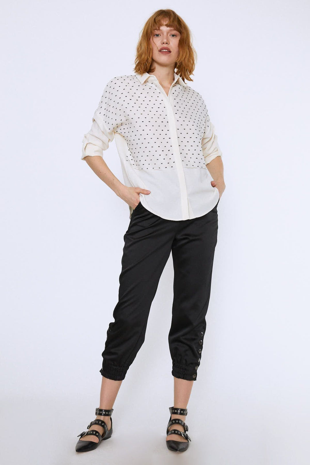 Truvakar Kol Uzun Gömlek Ekru