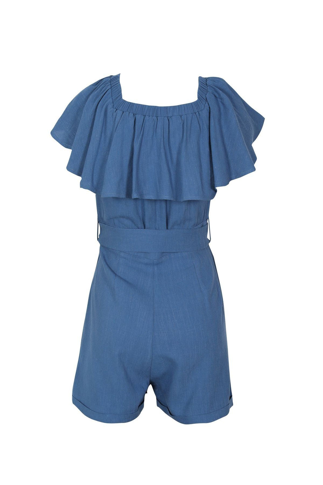 Flywheel Belted Mini Jumpsuit Indigo