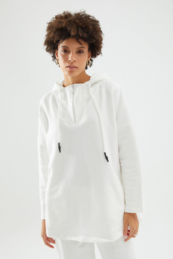 Hooded Sweatshirt White