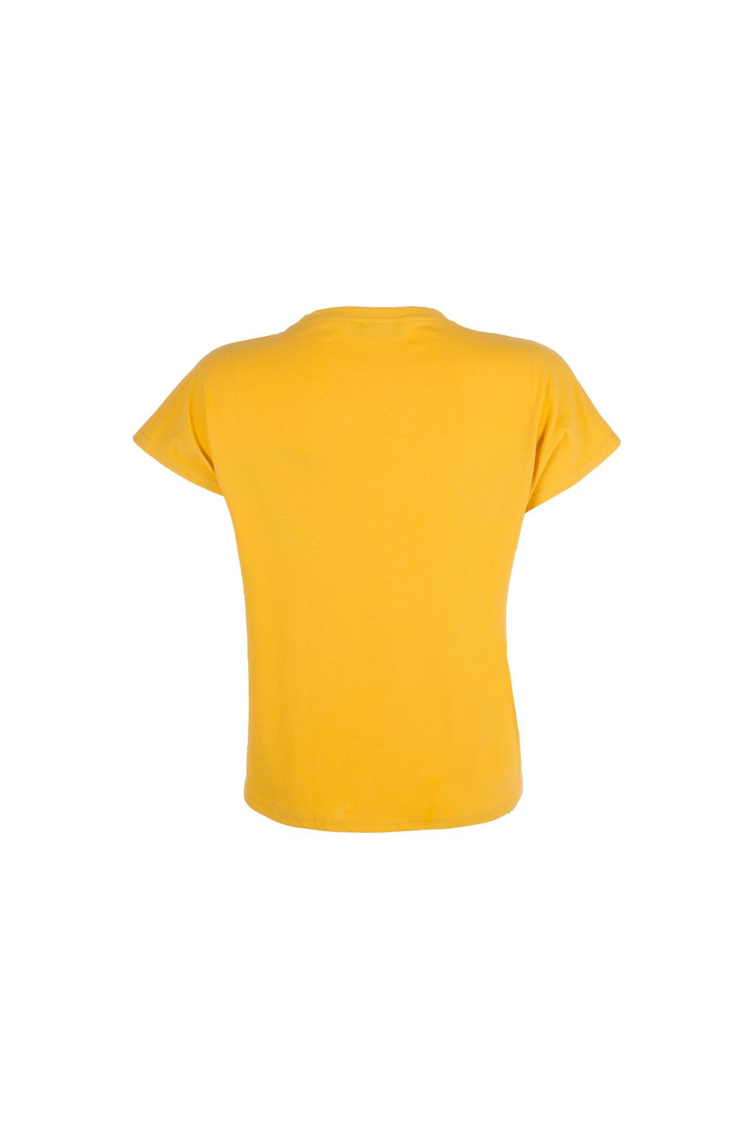 Necklace Accessory Detailed T-Shirt Mustard