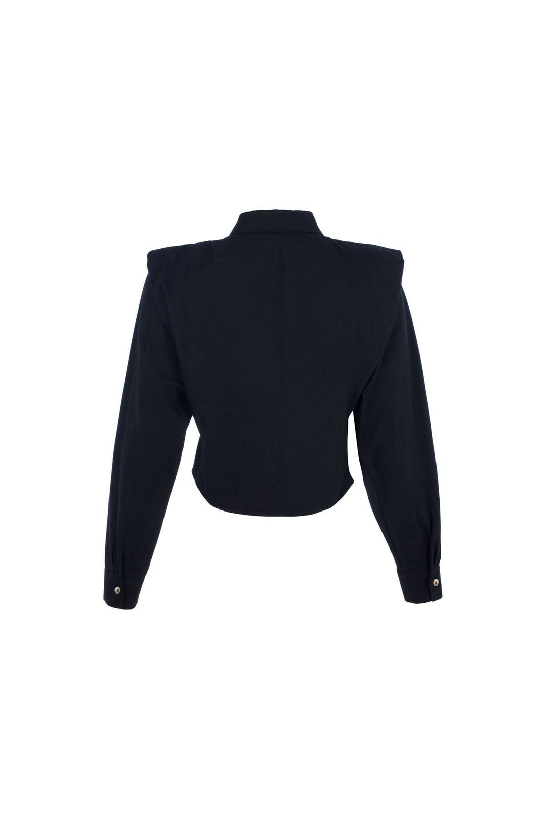 Vatkalı Gömlek Siyah