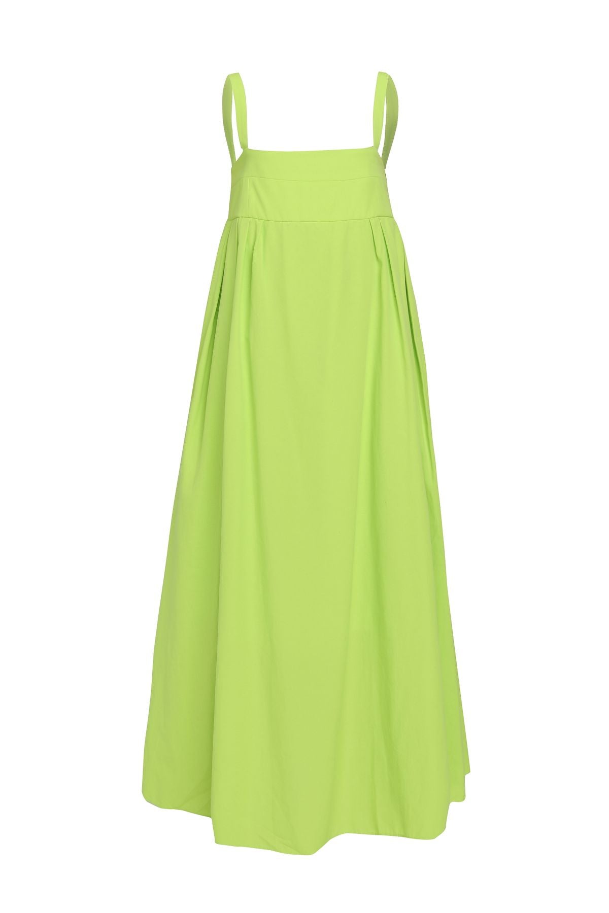 Strap Long Dress Neon Green