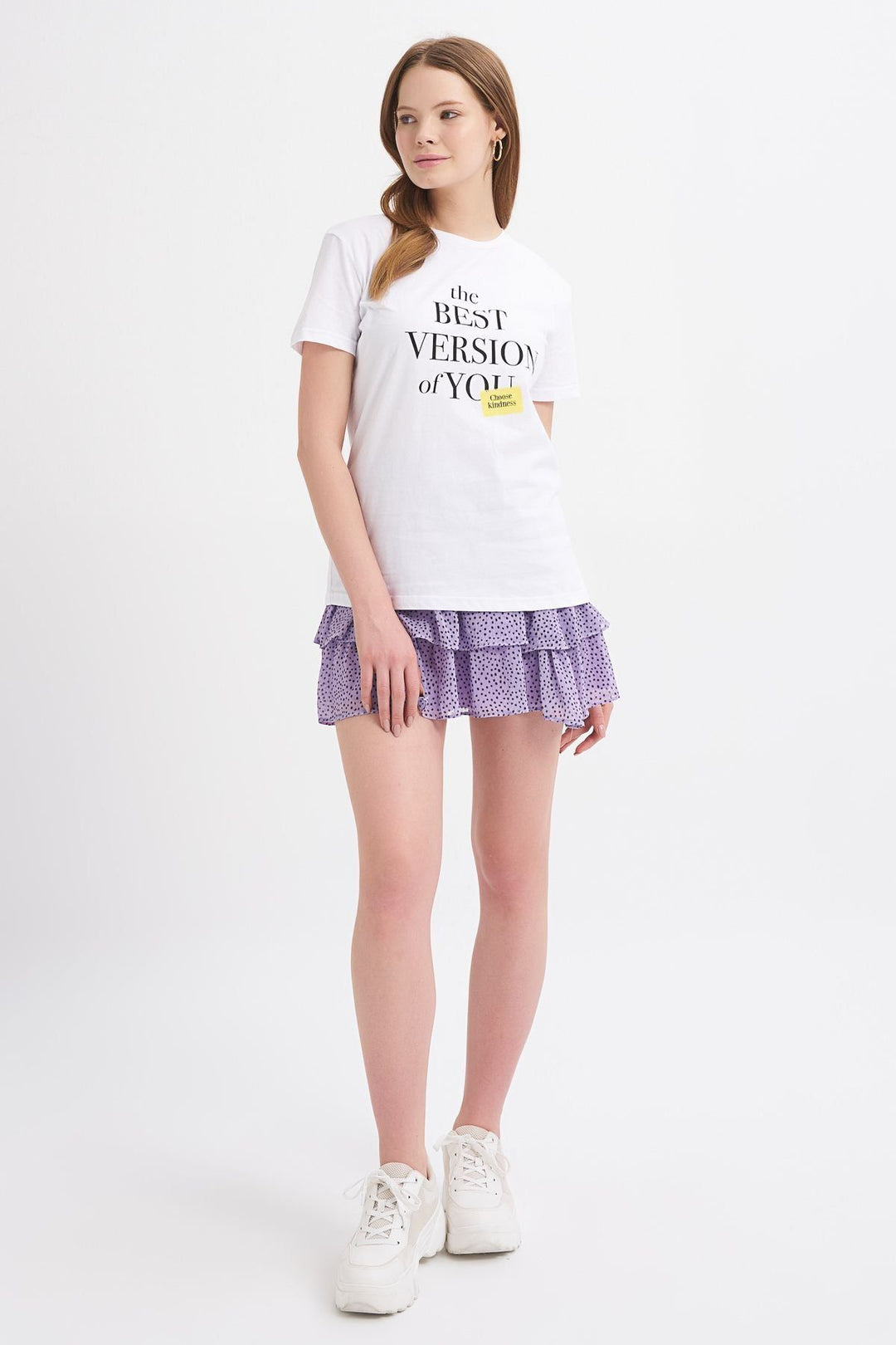 Baskılı Tişört Sarı