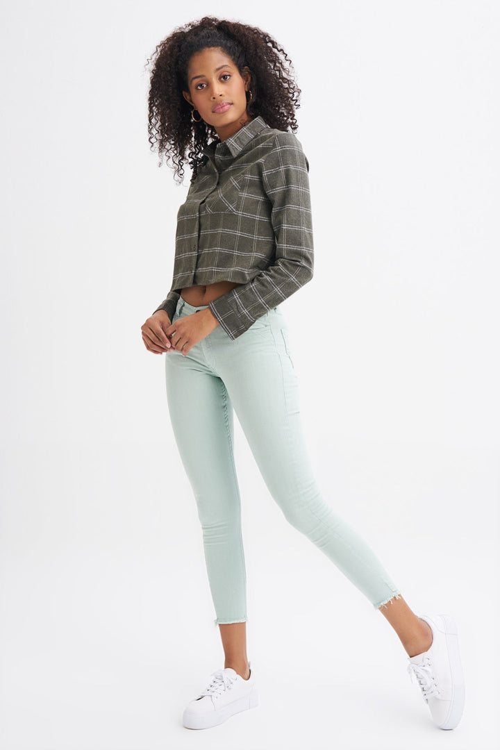 Pocket Skinny Pants Mint