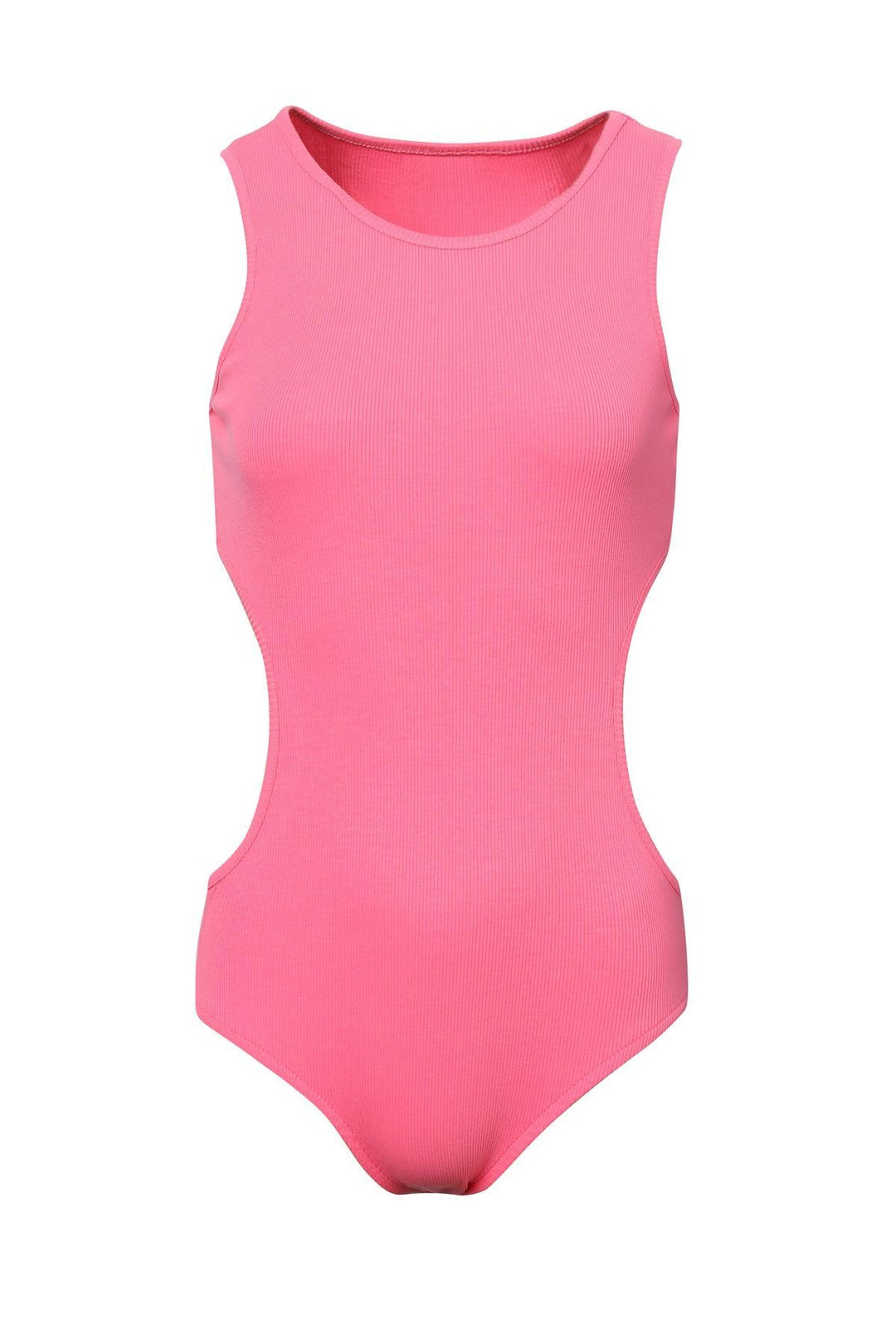 Decollete Detailed Bodysuit Candy Pink