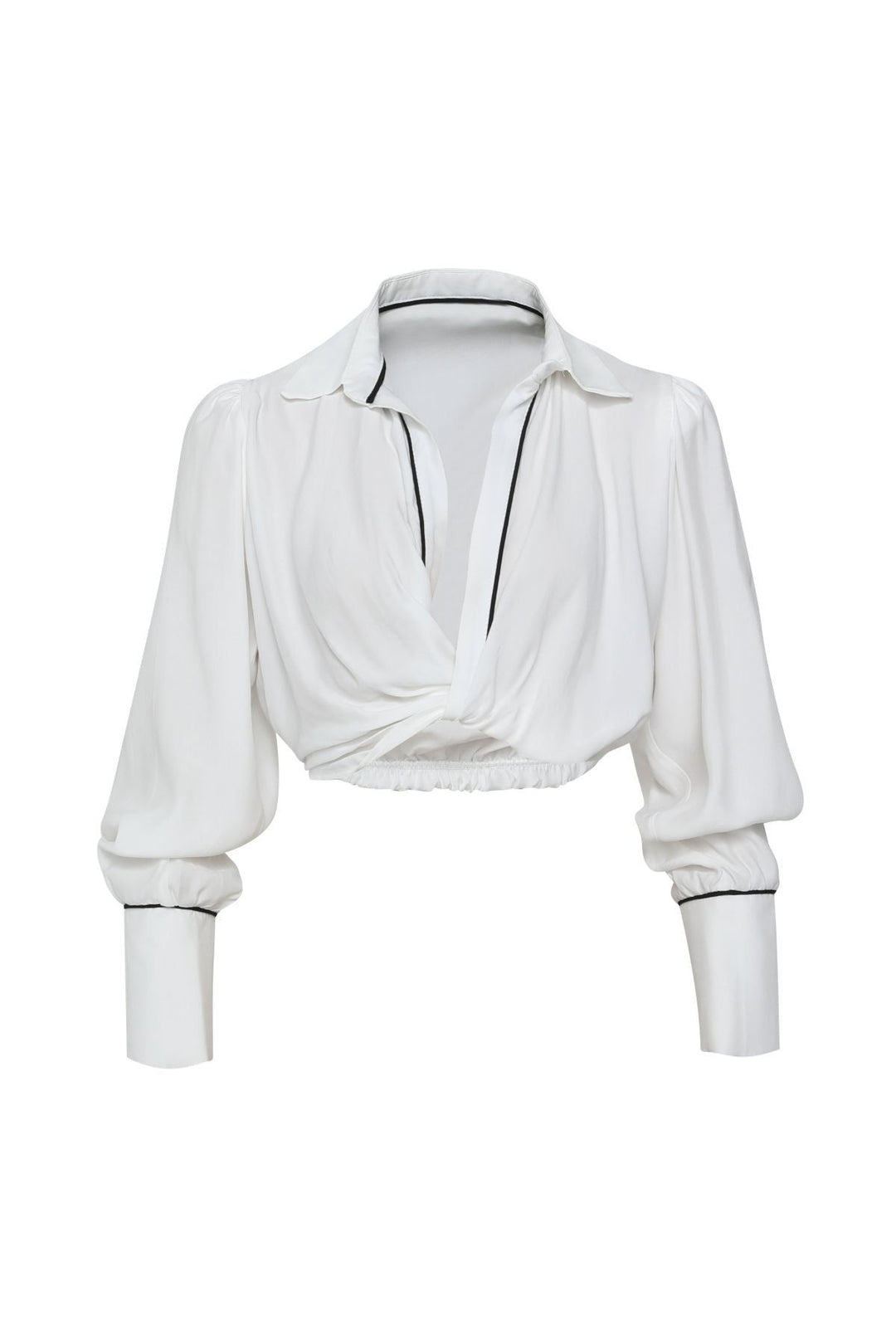 Double Breasted Blouse White