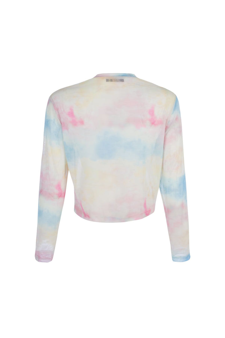 Batik Tül Bluz Pudra