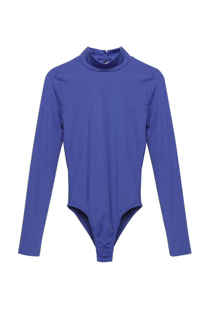 Turtleneck Bodysuit Dark Blue
