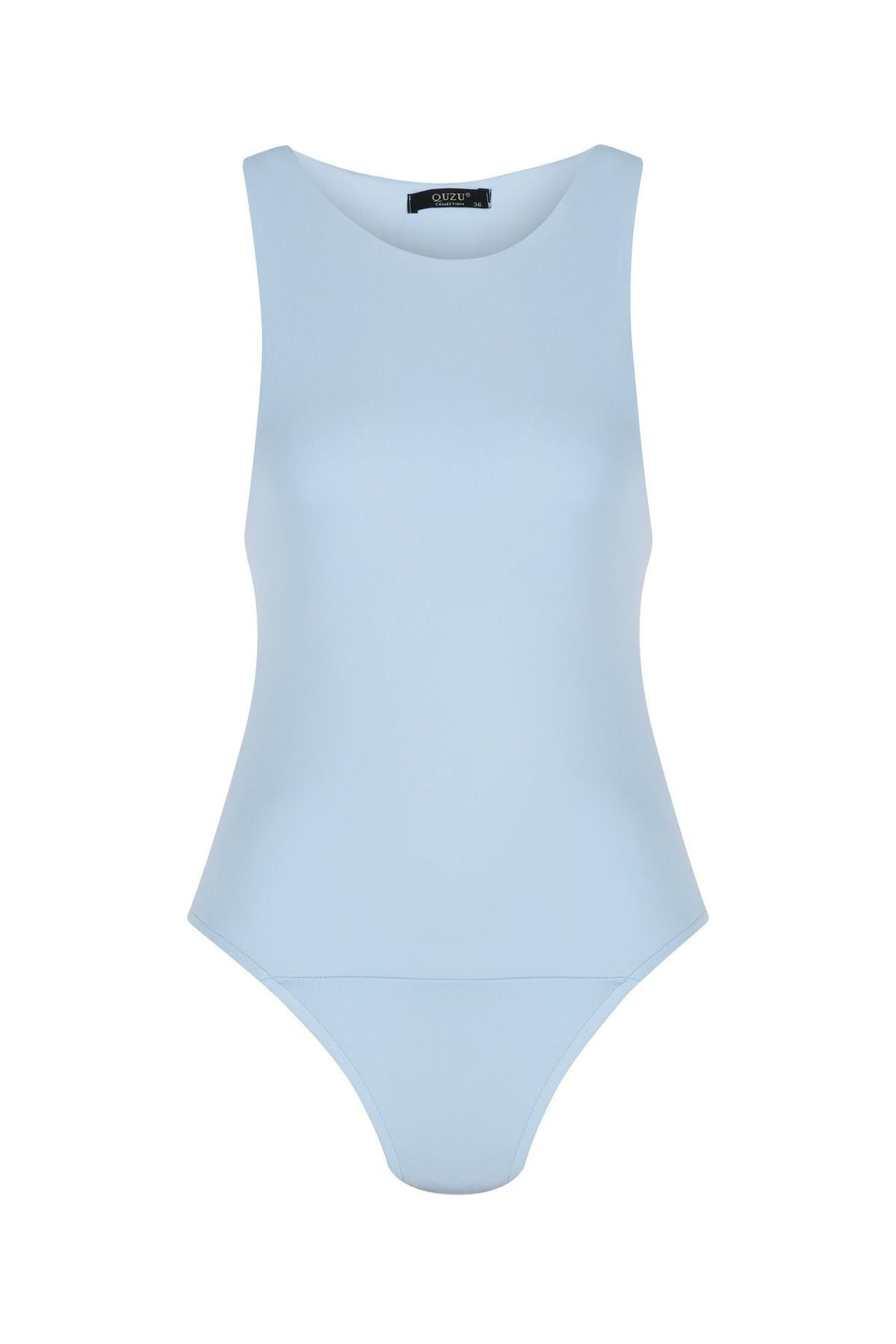 Halter Neck Bodysuit Baby Blue