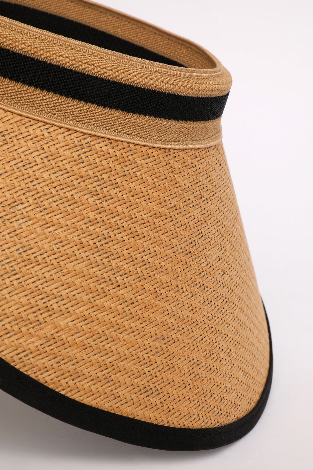 Straw Visor Hat Camel