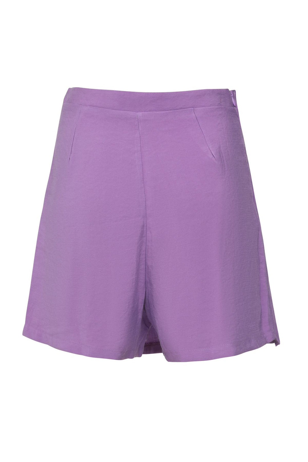 Button Accessory Skirt Shorts Dark Lilac
