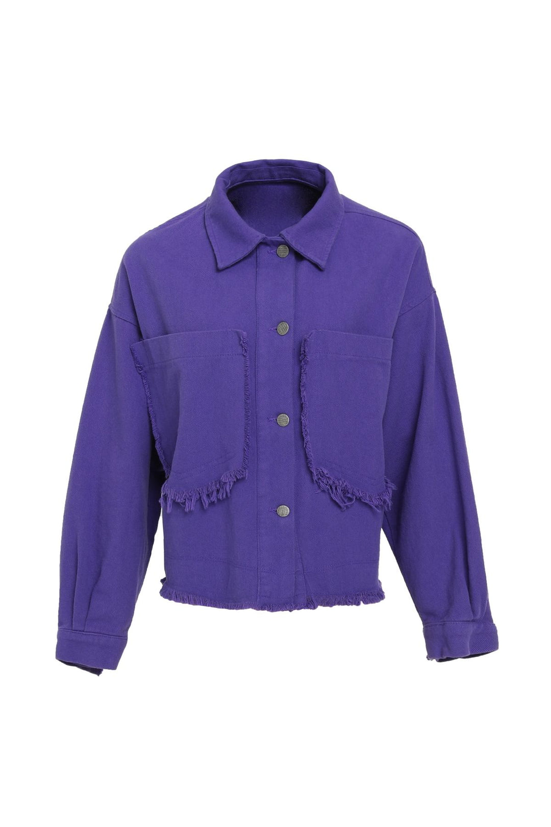 Püsküllü Ceket Mor