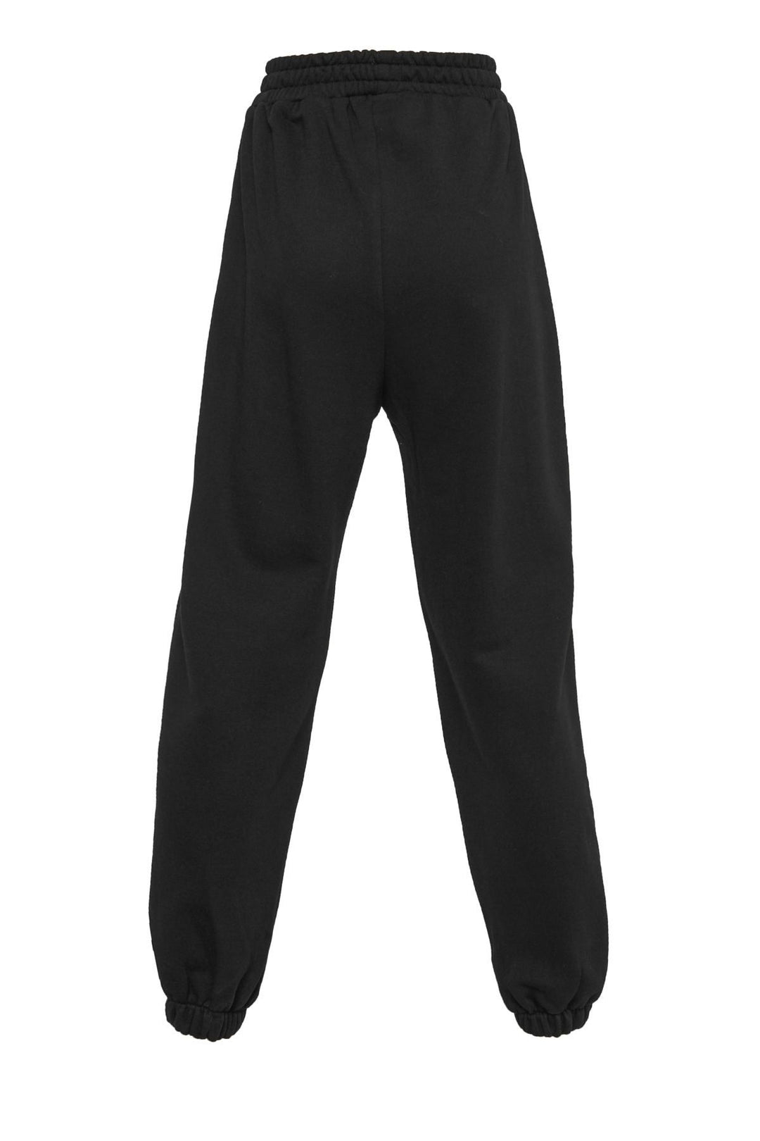 Elastic Waist Jogger Tracksuit Black