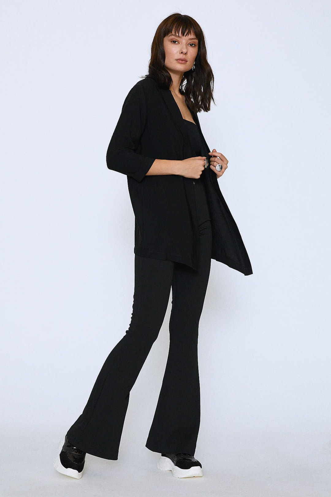 Shawl Collar Jacket Black