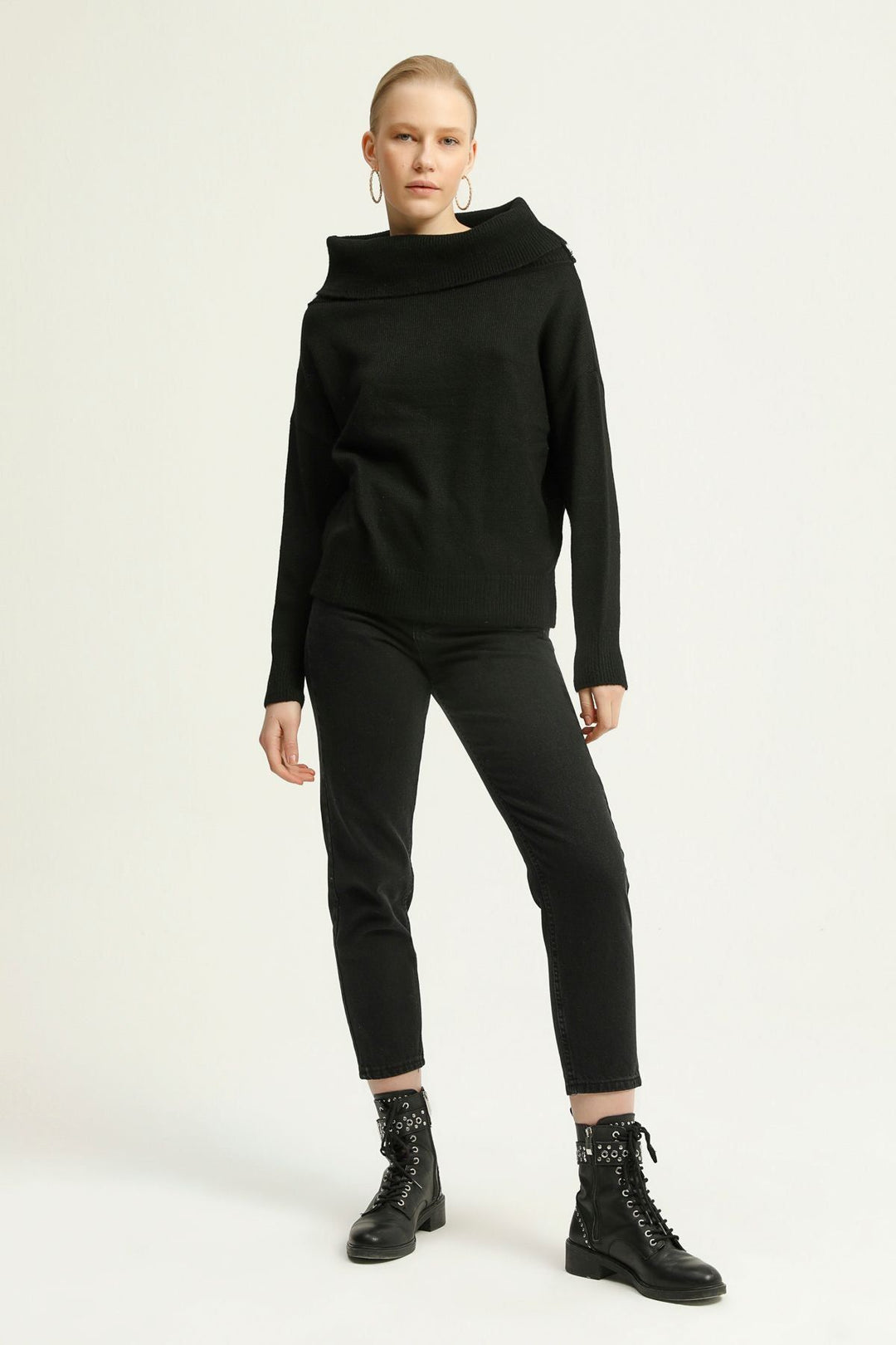 Turtleneck Sweater Black