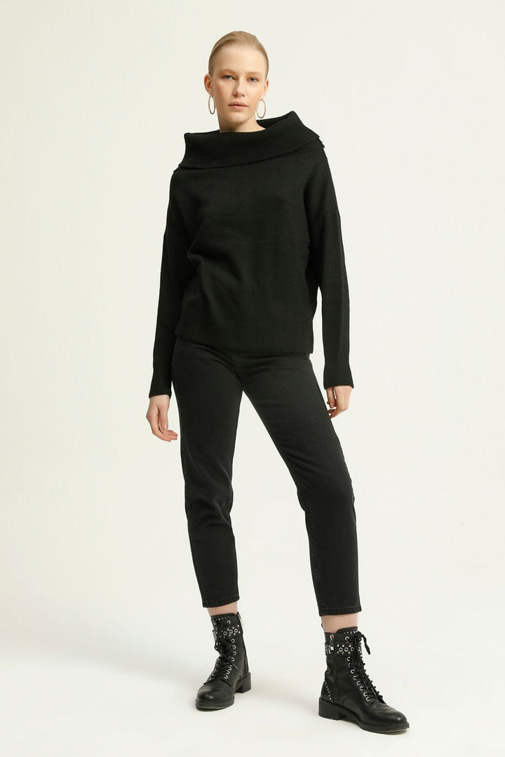 Turtleneck Sweater Black