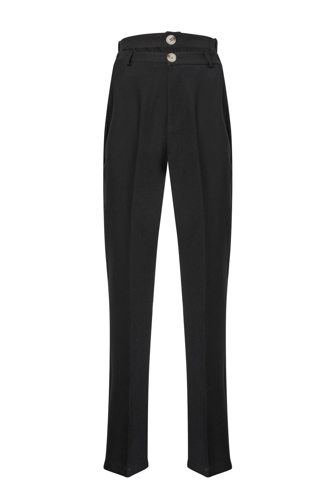Belt Detailed Trousers Black