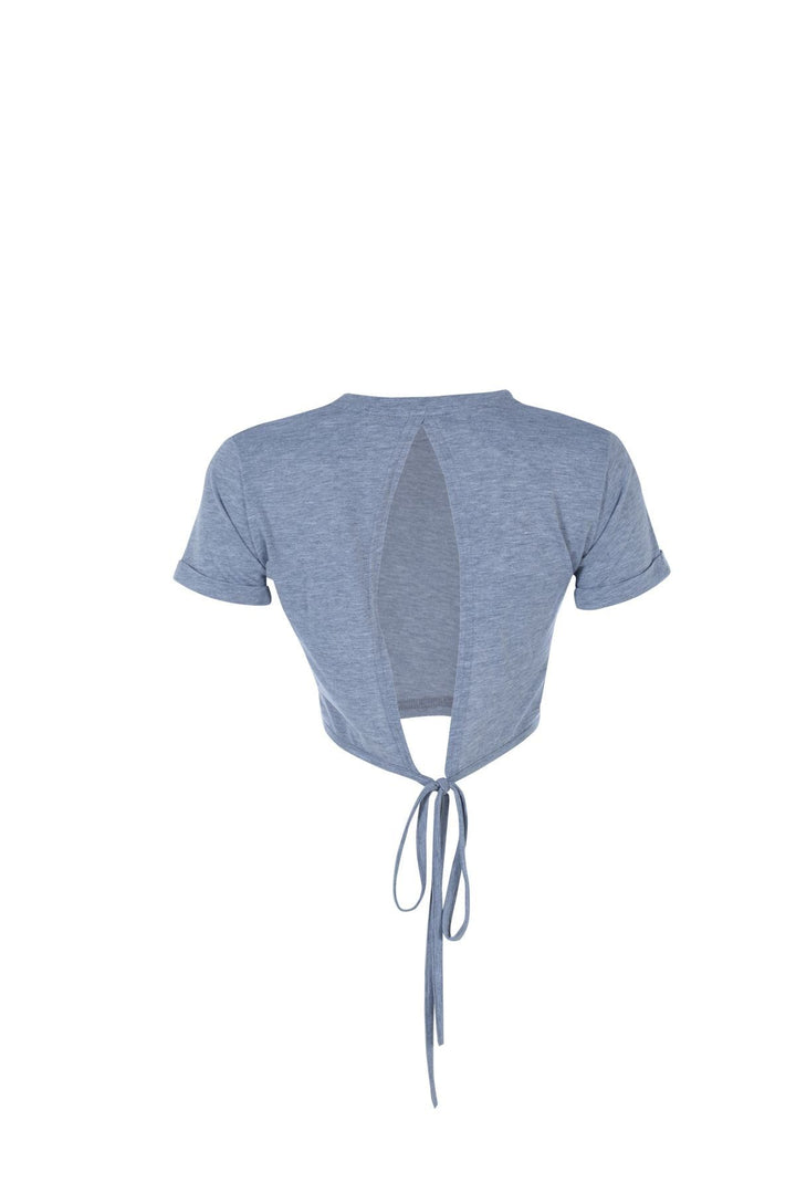 Arkası Bağlamalı Tişört Grimelanj