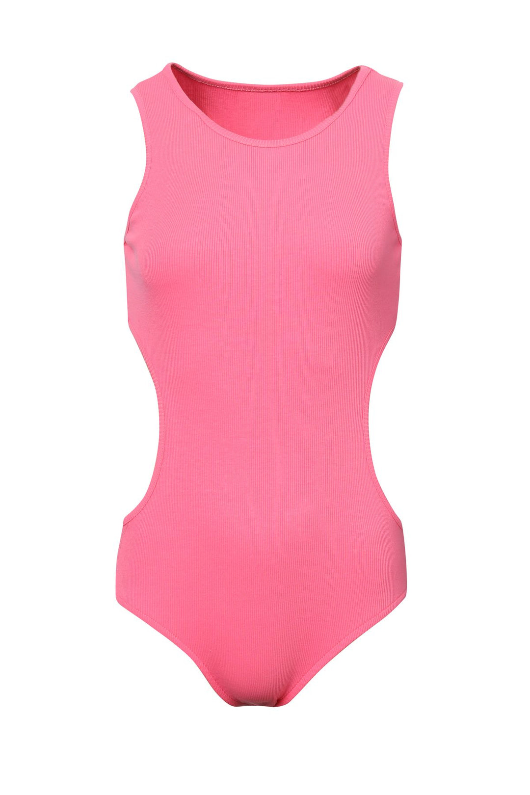 Decollete Detailed Bodysuit Candy Pink