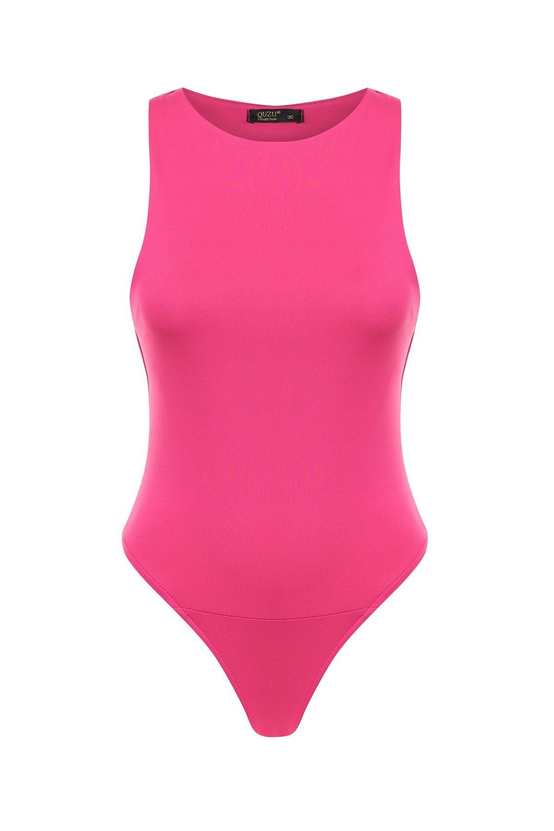 Halter Neck Bodysuit Fuchsia