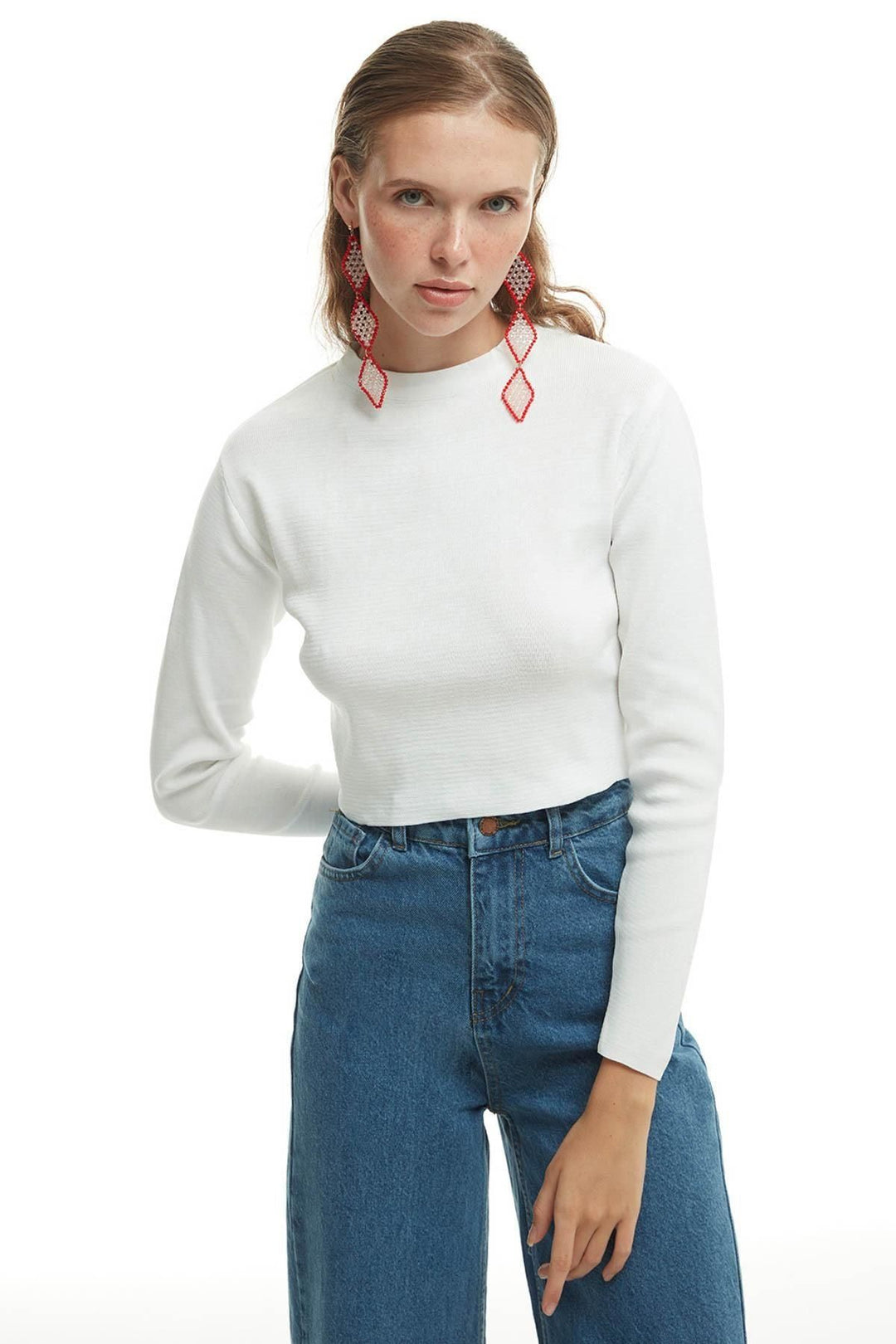 Low Back Knitwear Ecru