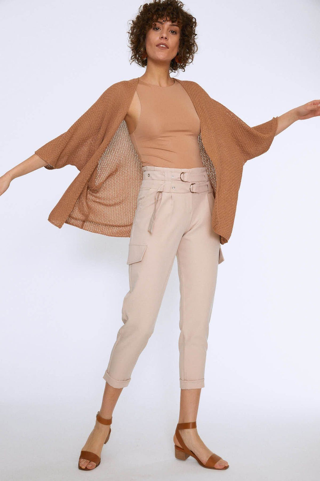 Shabby Knitwear Cardigan Camel
