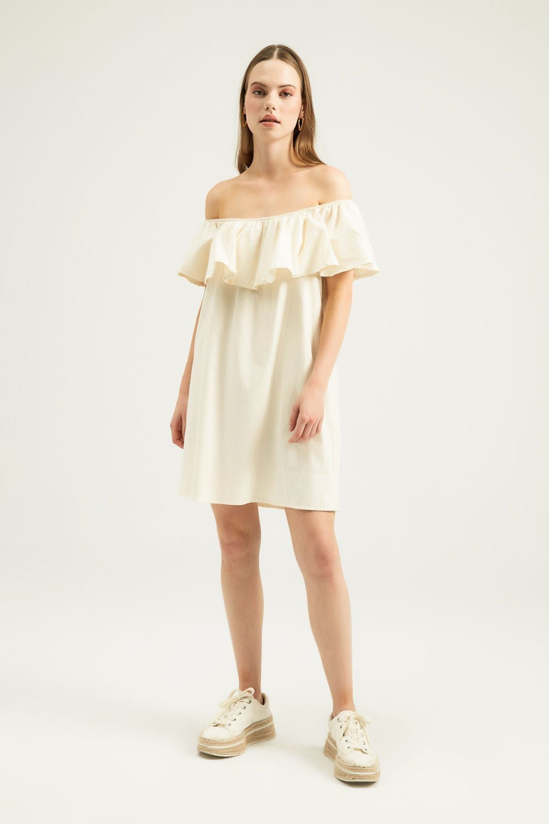 Flywheel Mini Length Dress Natural