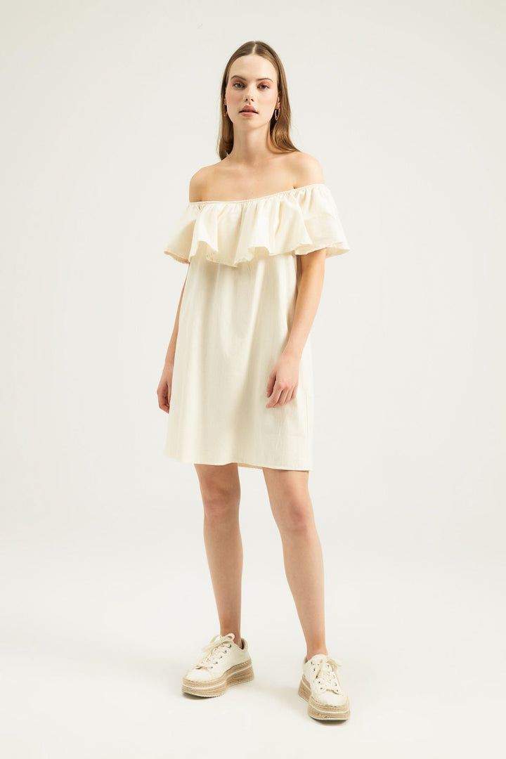 Flywheel Mini Length Dress Natural